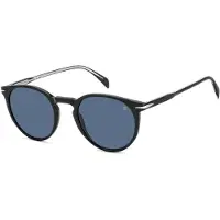 David Beckham Lunettes de Soleil - - DB 1139/S - Monture acétate - Noir - Verres bleus