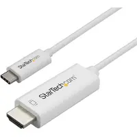 StarTech.com Convertisseur USB type-C vers 4K 60Hz HDMI 1 mètre Blanc