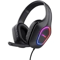 Trust GXT 416 ZIROX Casque Avec fil Arceau Jouer USB Type-A Noir