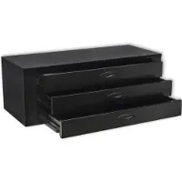 vidaXL Boîte à outils métallique 3 tiroirs noir