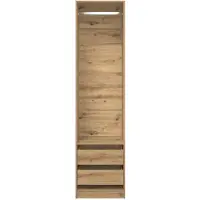 vidaXL Armoire Artisan-Chêne 50x50x200 cm Bois composite