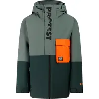 Protest PRTDylans JR - Veste de ski/snowboard pour enfant, couleur verte, taille 176
