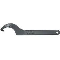 AMF Clé à crochet articulée avec tenon pour écrous 22-35mm en teinte brunie longueur 165mm - 53066
