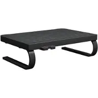 vidaXL Support d'écran noir 37x28x11,5 cm
