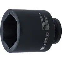 Bgs Douille à choc, six pans, longue 25 mm (1") 65 mm (65 mm)