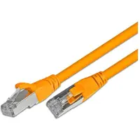 Wirewin Câble patch : F/UTP, 1m, orange (F/UTP, CAT5e, 1 m)