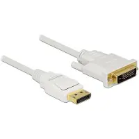 DeLOCK 83814, 2 m, DisplayPort, DVI, Mâle, Mâle, Direct