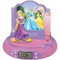 Disney Princess Réveil projecteur Disney Princesses Raiponce en 3D et sons magiques