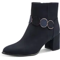 Marco Tozzi Bottines bleu marine / bleu foncé