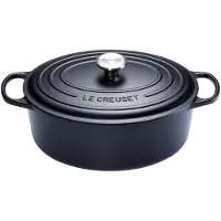 Le Creuset Cocotte Ovale 29 cm Noir Mat
