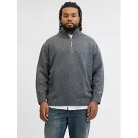 Jack & Jones Plus Pull-over 'JORNORREBRO' gris foncé