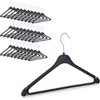 Relaxdays Cintres pour vêtements set (30x)