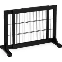 Relaxdays - Barrière De Sécurité, Extensible, Escaliers Et Portes, Hxl : Env. 56x70-115 Cm, Pour Enfants & Chiens, Noire