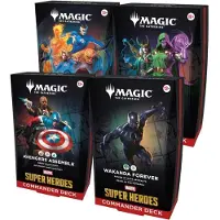 Hasbro Magic: The Gathering Marvel Super Heroes English Trading Cards 4 Units Multicolore Enfants