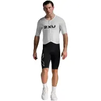 2XU Light Speed React Short Sleeve Trisuit Noir S Homme
