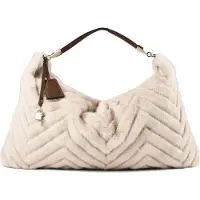 Liu Jo pour femme. AF6194-E1161 Sac Hobo Bag beige (OSFA), Casuel, Polyester