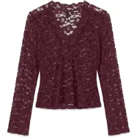 Vero Moda Chemisier 'VMDea' bordeaux
