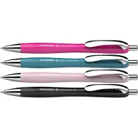 Schneider Schreibgeräte 3 + 1 GRATUIT : biros Slider Rave XB couleur assortie couleur d'écriture bleu, 3 pcs. + (4x)