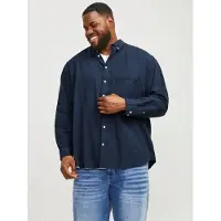 Jack & Jones Chemise à Manches Longues Oxford Plus Size