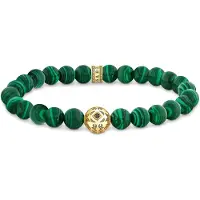 Thomas Sabo Bracelet 'Armband Malachit Grün' vert