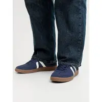 Jack & Jones Baskets basses 'JFWKIRK' bleu marine / blanc