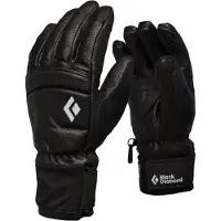 Black Diamond - Gants de freeride en PrimaLoft&reg; - W Spark Gloves Black / Black en Cuir - Taille XS - Noir