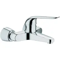 GROHE Mitigeur thermostatique EUROECO SPECIAL 1/2pouce ext. 221mm rév. raccords S ch