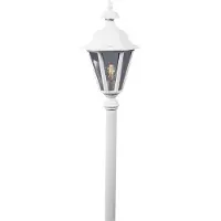 Konstsmide Lampe lanterne Pallas 41cm blanc mat
