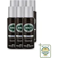 BRUT 6 sprays déodorants Musk - 200 ml - Pack économique - 6 pièces