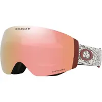 Oakley - Masque de ski - Flight Deck Pro M Matte Black Prizm Rose Gold & Prizm Black - Bordeaux
