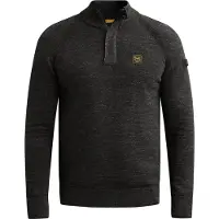 PME Legend Pull-over 'Pullover with half-zip and raglan sleeves' noir