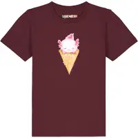 Watabout.kids T-Shirt ' Axolotl ice cream ' bordeaux