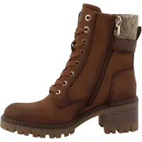 Tom Tailor Chaussures de ville pour femmes , bottines à lacets, couleur marron, style décontracté