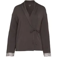 JOOP! Cardigan ' Loungewear ' brun foncé