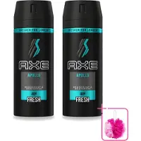 Axe 2 vaporisateurs corporels Apollo - 150 ml - Lot de 2