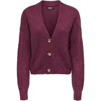ONLY Cardigan 'CAROL' aubergine