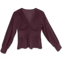 Vero Moda Chemisier 'VILJA' rouge