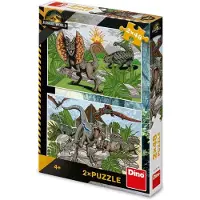 Dino Puzzle Jurassic World 2x48 dlks (48 pièces)
