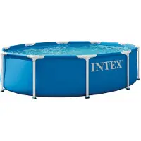 Intex 28200NP : Piscine ronde gonflable, dimensions 305 x 76 cm, capacité 4 485 litres, modèle 2026