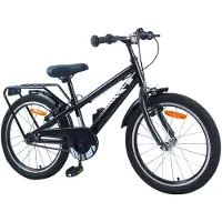 vidaXL Vélo enfant 18 pouces pour enfants de 5 à 7 ans Noir