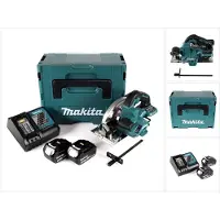 Makita Scie circulaire sans fil DHS 660 RTJ 18 V 165 mm dans un Makpac + 2 batteries 5,0 Ah + chargeur