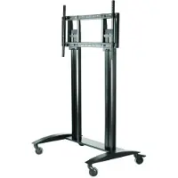 Peerless SR598, Chariot multimédia, noir, écran plat, 136,1 kg, 139,7 cm (55"), 2,49 m (98")