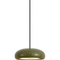 QAZQA Suspension rétro verte avec abat-jour en métal 2 lumières - Macaron