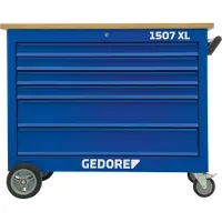 Gedore 1507 XL 40200 Établi à roulettes avec 6 tiroirs, 3127796