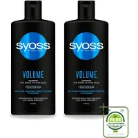 Syoss 2 flacons de shampooing volumisant - 440 ml - Lot de 2