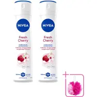 Nivea 2 déodorants anti-transpirants Fresh Cherry, 150 ml - Lot de 2