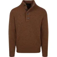 Barbour Sweater Mocker Laine Marron