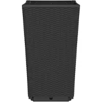vidaXL Jardinières 2 pcs noir 32,5x32,5x57 cm polypropylène