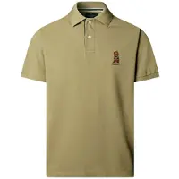 Hackett pour homme. HM5600238 Polo Harry vert (XL), Casuel, Coton, Manche courte