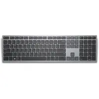 Dell Multi-Device KB700 - Clavier - sans fil - 2.4 GHz, Bluetooth 5.0 - QWERTZ - allemand - gris - avec 3 ans de service d'échange avancé le jour ouvrable suivant